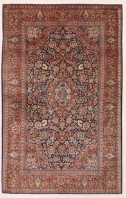 Kashan Tappeto 210 x 130 (Iran) Annodato A Mano