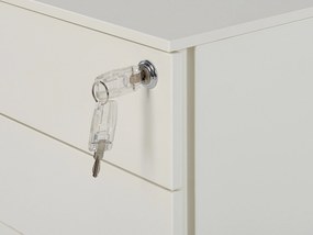 Classificatore metallo bianco sporco 39 x 50 cm CAMI Beliani