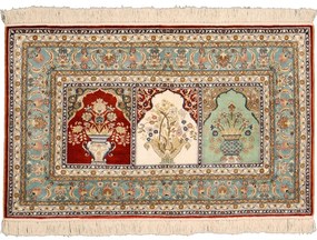 Hereke Tappeto orientale 120x80 Beige (Cina) Annodato A Mano