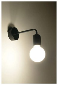 Lampada da parete nera Donato - Nice Lamps