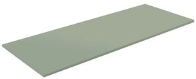 Top per lavabo Compatech VISOBATH L 121 x H 1.2 x P 46 cm verde muschio mdf, opaco