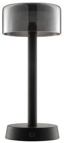 Brilliant - Lampada da tavolo LED RAZOR ricaricabile con dimmer e controllo touch LED/2,5W/5V 2700K IP44 nero