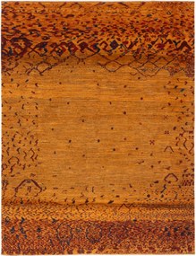 Loribaft Tappeto persiano 150 x 200 Giallo (Iran) Annodato A Mano