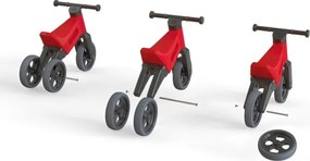 Funny Wheels - Bicicletta senza pedali 2 in 1 RIDER SPORT rosso/nero