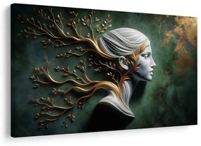 Quadro su tela – Dea serena con i rami della vita