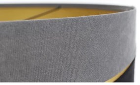 Lampadario a sospensione con filo SWING 1xE27/60W/230V nero/grigio/oro