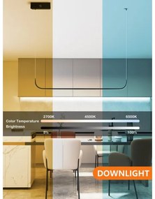 Immax NEO 07225L - Lampadario a sospensione con filo LED dimmerabile PATTINI LED/26W/230V Tuya+RC