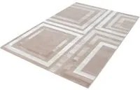Tappeto beige vintage cornici 300x80 cm Step