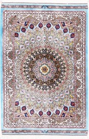 Ghom Tappeto persiano 60x90 Blu (Iran) Macchina