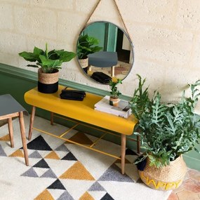 Atmosphera - Specchio da parete EDEN diametro 38 cm argento