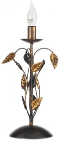 ONLI - Lampada da tavolo COLLANA 1xE14/6W/230V 40 cm bronzo