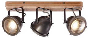 Brilliant - Faretto CARMEN WOOD 3xGU10/5W/230V marrone