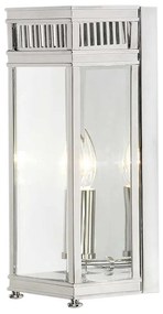 Applique classico chic da esterno HL7-S-PC cromo IP44 1X E14 ELSTEAD
