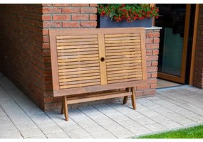 Fieldmann - Tavolo da giardino pieghevole 120x70 cm acacia