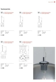 Redo 01-2076 - Lampadario a sospensione con filo BOWL 1xE27/42W/230V diametro 30 cm rame