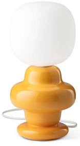 Applique Vintage Decò Copacabana Ceramica Gialla 1 Luce E27