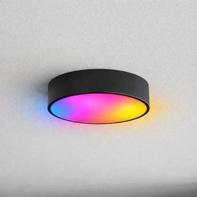 Brilagi -LED RGBW Plafoniera da soffitto dimmerabile per bagno CLARE 2xE27/9W/230V IP54 Wi-Fi nero