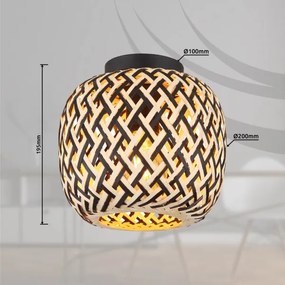 Globo 15766D - Plafoniera COLLY 1xE27/15W/230V