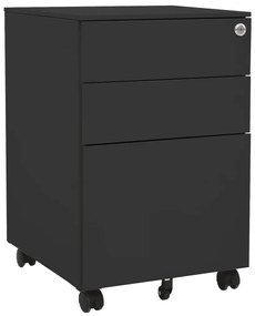 Schedario Mobile Antracite 39x45x60 Cm İn Acciaio /