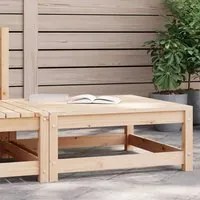 Poggiapiedi da Giardino 70x70x30 cm in Legno Massello di Pinocod mxl 134299