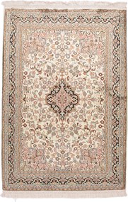 Cashmere Silk Tappeto 120x80 (Indian) Annodato A Mano