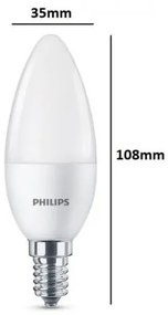 Set 3x Lampadina LED Philips E14/5,5W/230V 2700K
