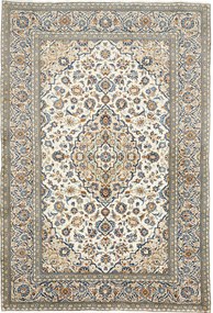 Kashan Tappeto 200 x 290 Beige (Iran) Annodato A Mano