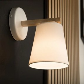 Lampada da parete ELLIE 1xE27/60W/230V bianco