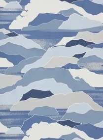 Lelievre Carta da parati Colline - Bleute