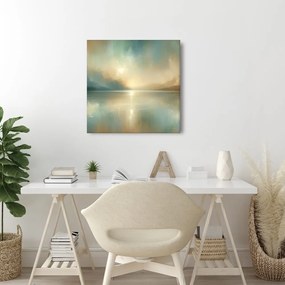 Quadro su tela – Toni delicati della natura al lago