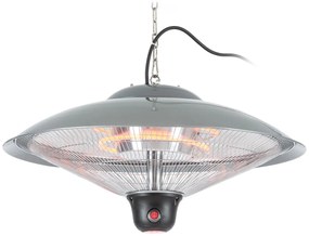 blumfeldt Heizsporn - Stufa radiante a soffitto, 60,5 cm (Ø), lampada LED, telecomando