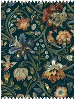 House of Hackney Stoff Gaia - Velvet - Midnight