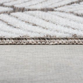 Tappeto da interno e esterno avorio 160x230 cm Elm Leaf – Flair Rugs