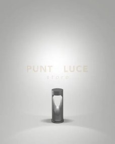 Teo paletto per esterno nero lucido altezza cm.30 a led 13w 3000k 1...