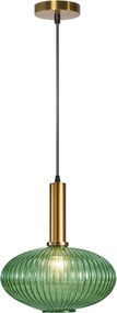 Lampada Da Soffitto Pensile Di Vetro Verde APP465-1CP