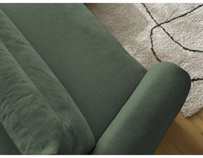 Divano angolare in verde scuro Aden – Bobochic Paris