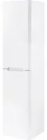 Colonna bagno sospesa 140 cm bianco lucido 2 ante soft-close Stillo