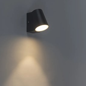 Lampada da esterno moderna antracite incl. LED con sensore crepuscolare - Uma