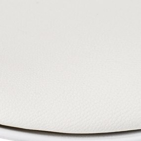 Sgabelli da bar bianchi ad altezza regolabile in similpelle in set di 2 (altezza seduta 56,5 cm) - Casa Selección