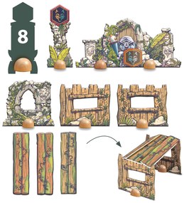 Arty Toys - Puzzl’Up - pirata Voras del clan Furious - 18 pezzi