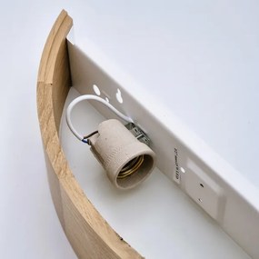 Applique OAK 1xE27/60W/230V quercia