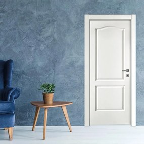 Porta interna a battente Empire in MDF colore bianco, L 90 x H 210 cm, apertura a sinistra