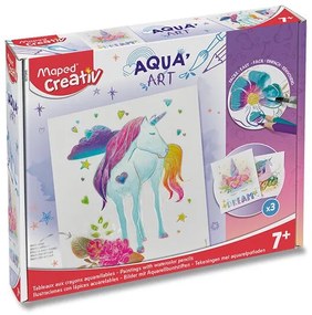 Set Maped Creativ - Immagini ad acquerello - Unicorno