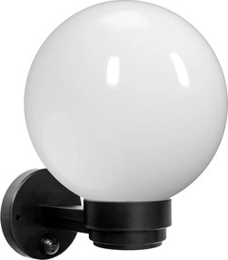 Brilagi - Applique da esterno con sensore HARBOR 1xE27/40W/230V IP33 nero/bianco