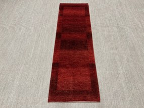 Loribaft Tappeto 80 x 270 Rosso (Iran) Annodato A Mano