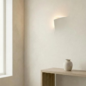 Applique da Incasso E14 FOLD Quadrata in Gesso Pitturabile