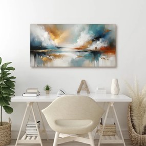 Quadro su tela – Astrazione moderna con natura