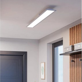 Eglo 901504-LED dimmerabile, pannello a montaggio superficiale MORADILLO-R, LED/28,3 W/230 V, 120 x 15 cm, bianco, con telecomando