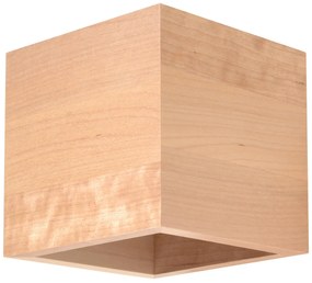 Applique in Legno Naturale da parete QUAD G9 da interno