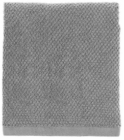 Telo bagno per doccia 90x140 cm grigio in cotone 100%